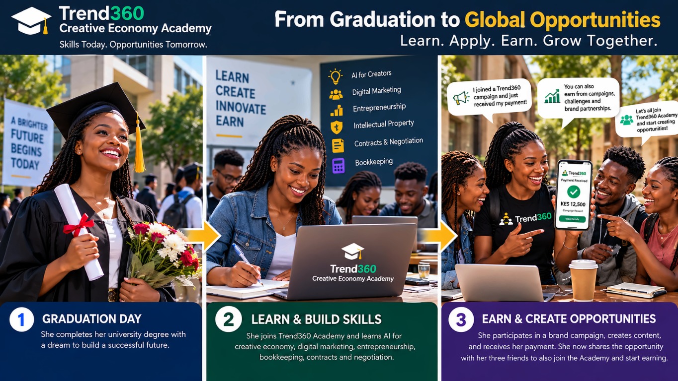 Trend360 Academy helping graduates learn skills and find opportunities
